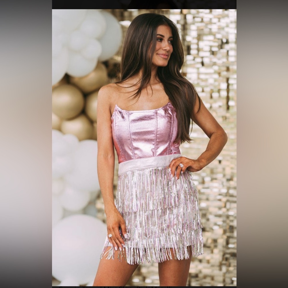 NWT Sequin Tiered Skirt